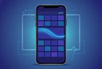 Illustration of an Android phone streaming high-quality TV channels with a clean, smooth interface and Wi‑Fi signal glow—no text.